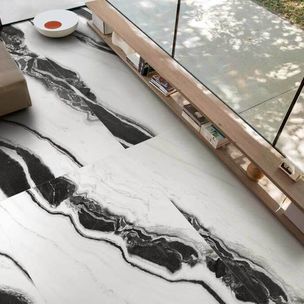 Floor Gres B&W Marble