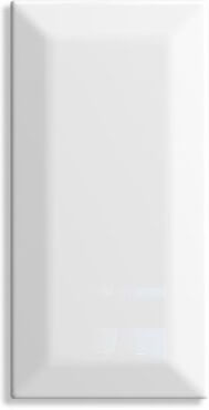 Tau Ceramica Biselado Classic White 7.5x15 ID 474971 - 1
