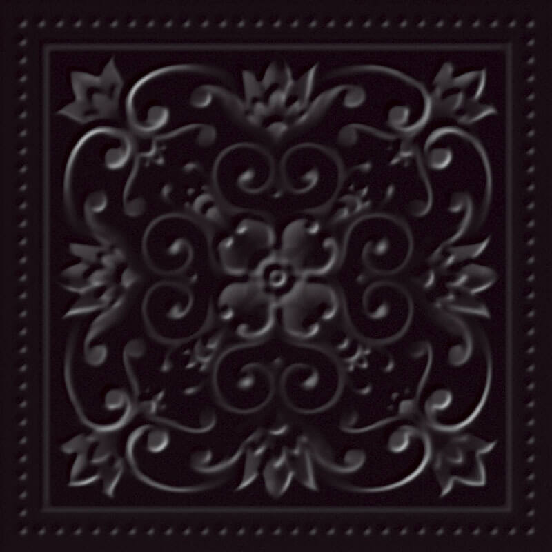 Paradyz Classy Chic Nero B 19.8x19.8 ID 473015 - 1