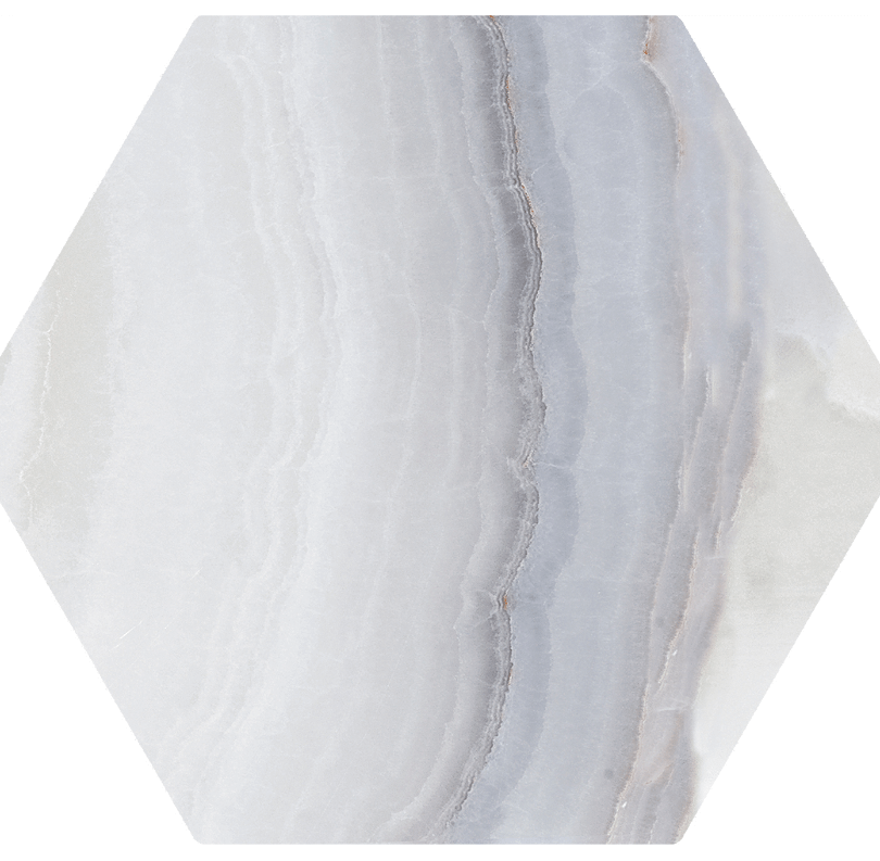Oset Onyx Hex Grey 20x24 ID 451630 - 1