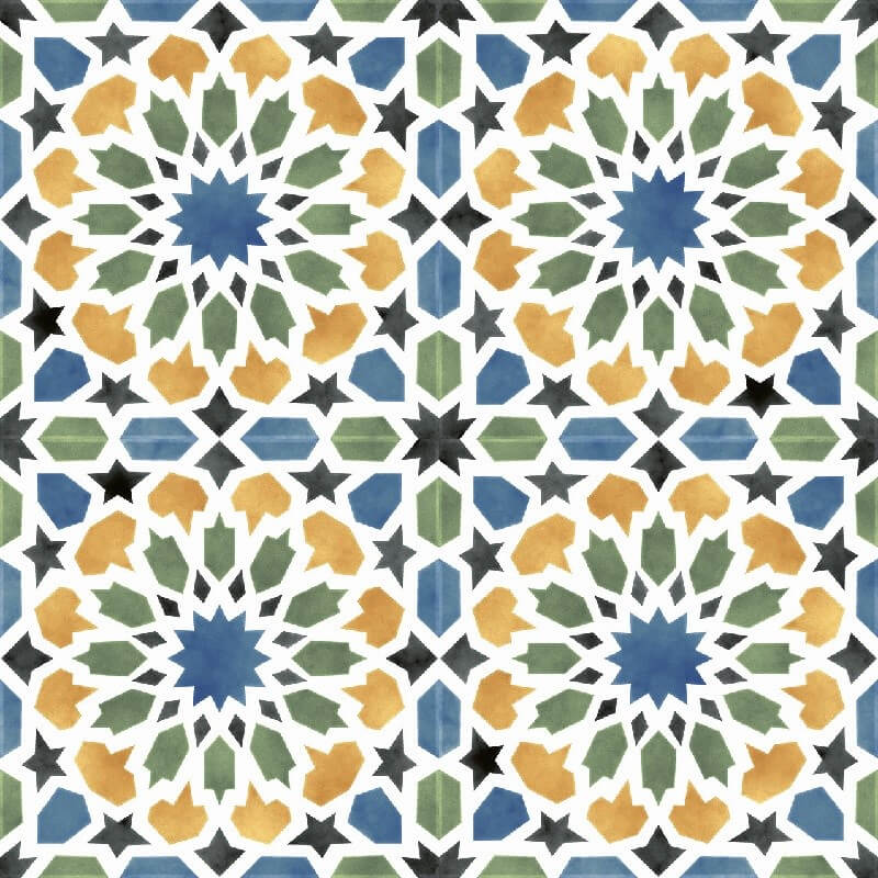 Niceker Tanger Blue 45.2x45.2 ID 546521 - 1