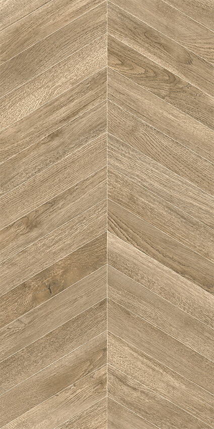Delacora Walnut Chevron Light 60x120 ID 554437 - 1