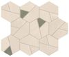 Ivory Mosaico Hex Olive