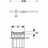 Решетка Geberit CleanLine