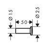 Крючок для ванной Axor Universal Circular