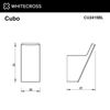 Крючок для ванной Whitecross Cubo чёрный мат