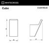 Крючок для ванной Whitecross Cubo брашированное золото