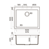 Кухонная мойка Omoikiri Bosen 57-PL - 4