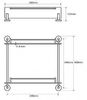 Полка для ванной комнаты Bemeta Omega