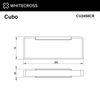 Полотенцедержатель Whitecross Cubo хром