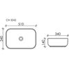 Раковина накладная Ceramica Nova Element Белый Глянцевый - 7