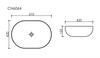 Раковина накладная Ceramica Nova Element Белая Глянцевая - 8