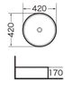 Раковина накладная Grossman - 4