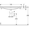 Раковина полувстраиваемая Geberit Renova Plan