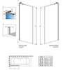 Шторка Radaway Modo SL White PNJ II Left