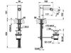 Смеситель для биде Gessi Rettangolo