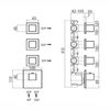 Смеситель для душа Bossini Rectangular - 2