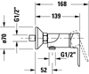 Смеситель Duravit A.1