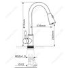 Смеситель для кухни Melana - 3