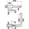 Смеситель для кухни Omoikiri Nakagawa-SA - 4