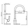 Смеситель для кухни WasserKRAFT Sauer - 6