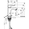 Смеситель для раковины Hansgrohe Metris - 4