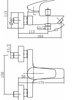 Смеситель для ванны с душем Aquanet Static - 4