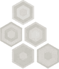 Geotiles Starkhex Starkdec Desert 25.8x29 ID 310184