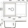 Кухонная мойка Omoikiri Sumi 79 ES Tetogranit, эспрессо