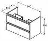 Тумба под раковину Ideal Standard Tesi 80 - 4