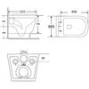 Унитаз подвесной Aquanet Glide Rimless - 4