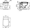 Унитаз подвесной Ideal Standard Esedra - 11