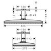 Верхний душ Hansgrohe Rainmaker
